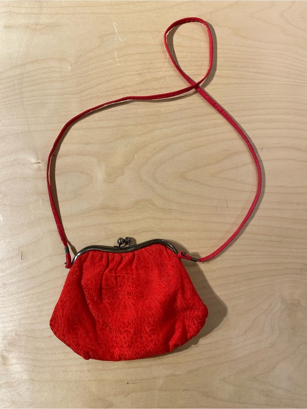 Mitzi Red Women's Crossbody Clutch Bag (RK)